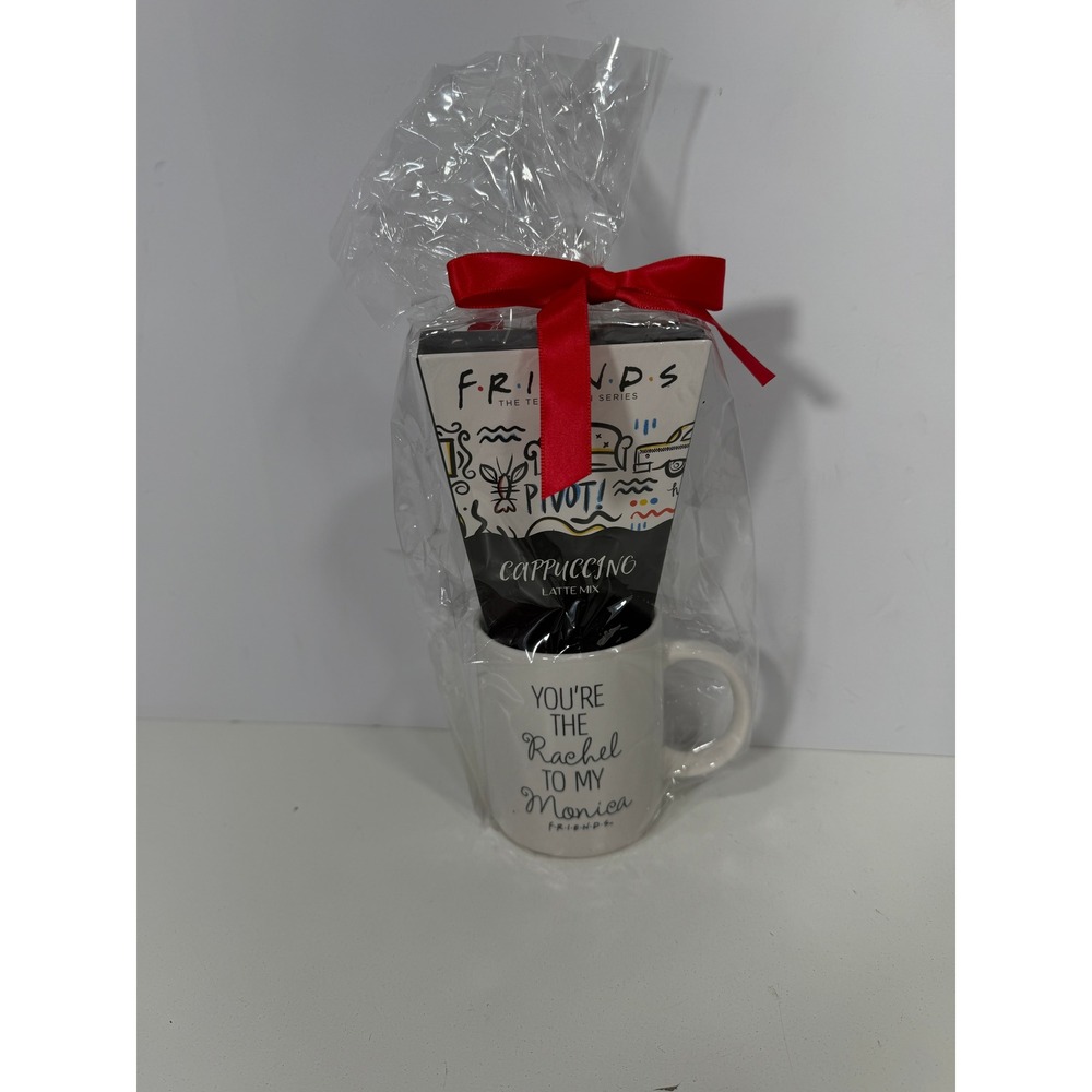 Friends TV Show Mug Gift Set Rachel to my Monica Cappuccino Mix New